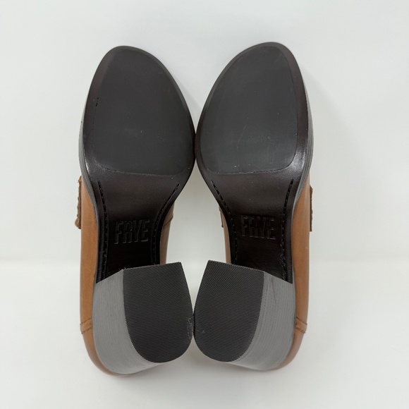 New Frye Jean Loafers Caramel Women's Sz 10 - Picture 11 of 12